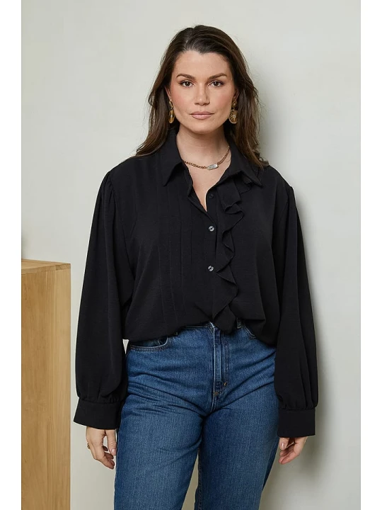 Zdjęcie produktu Curvy Lady Bluzka w kolorze czarnym rozmiar: 48/50