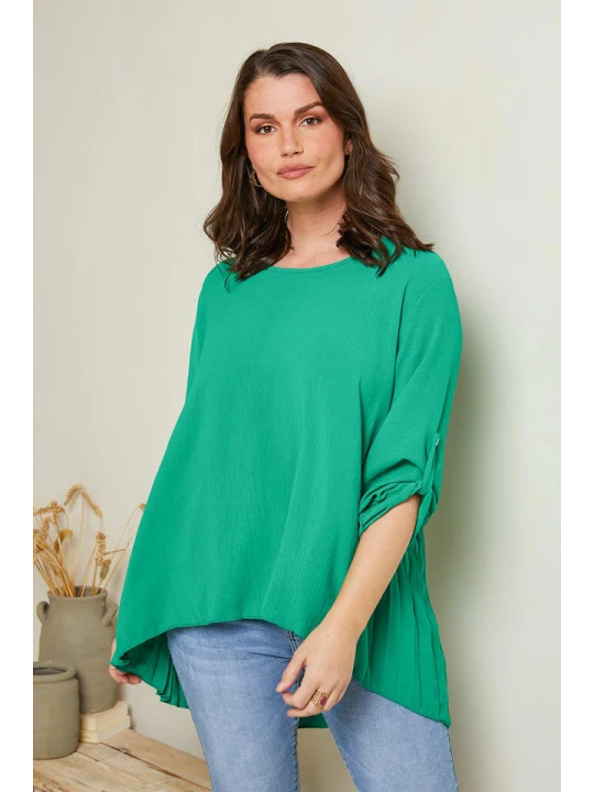 Zdjęcie produktu Curvy Lady Bluzka w kolorze zielonym rozmiar: 40/42