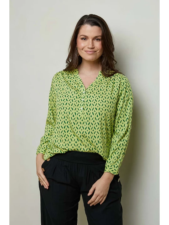 Zdjęcie produktu Curvy Lady Bluzka w kolorze zielonym rozmiar: 44