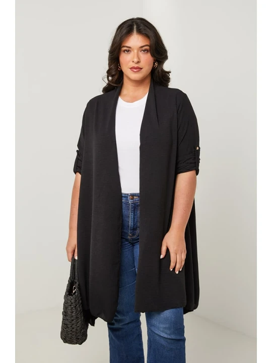 Zdjęcie produktu Curvy Lady Kardigan w kolorze czarnym rozmiar: 40/42