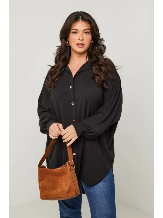 Zdjęcie produktu Curvy Lady Koszula w kolorze czarnym rozmiar: 48/50