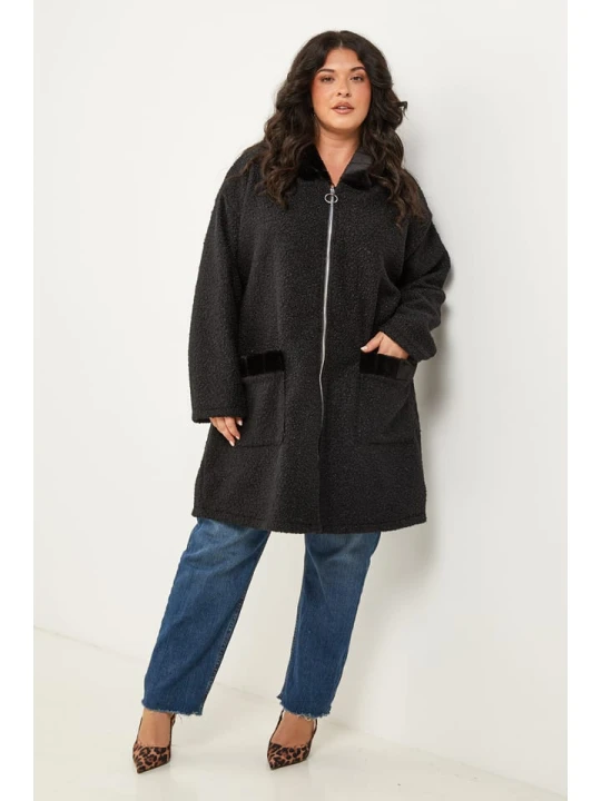 Zdjęcie produktu Curvy Lady Kurtka przejściowa w kolorze czarnym rozmiar: 48/50