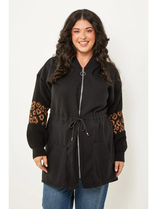Zdjęcie produktu Curvy Lady Parka w kolorze czarnym rozmiar: 48/50