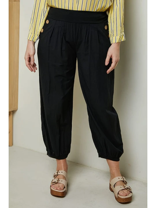 Zdjęcie produktu Curvy Lady Spodnie w kolorze czarnym rozmiar: 40/42