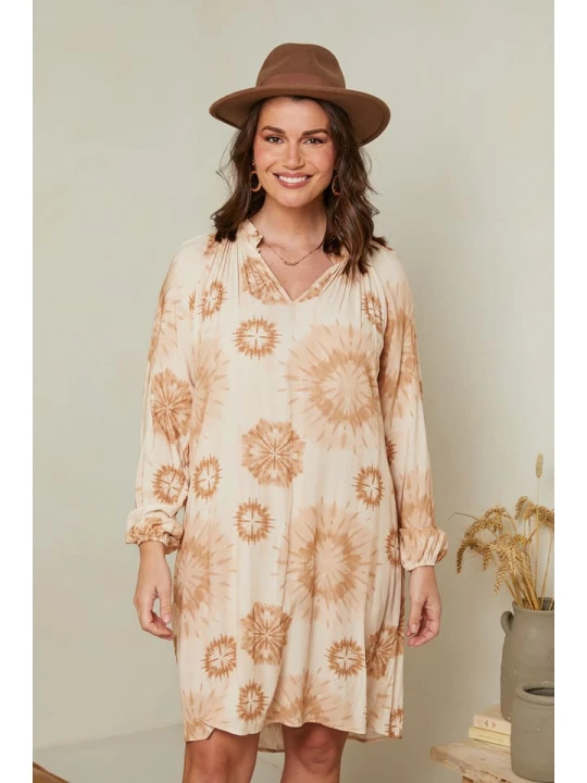 Zdjęcie produktu Curvy Lady Sukienka w kolorze beżowym rozmiar: 44/46