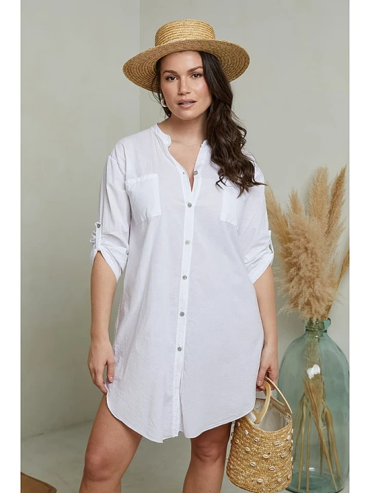 Zdjęcie produktu Curvy Lady Sukienka w kolorze białym rozmiar: 40/42