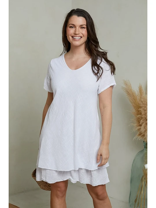 Zdjęcie produktu Curvy Lady Sukienka w kolorze białym rozmiar: 48/50