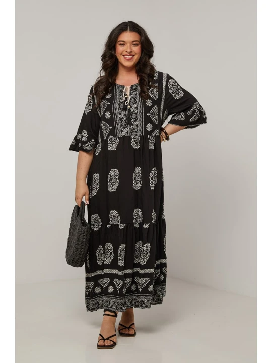 Zdjęcie produktu Curvy Lady Sukienka w kolorze czarnym rozmiar: 40/42