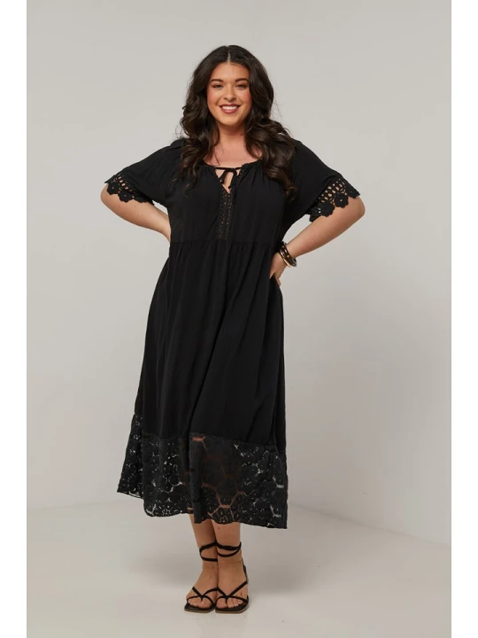 Zdjęcie produktu Curvy Lady Sukienka w kolorze czarnym rozmiar: 44 / 46