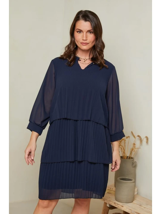Zdjęcie produktu Curvy Lady Sukienka w kolorze granatowym rozmiar: 44/46