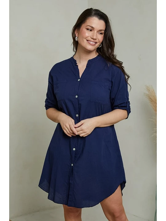 Zdjęcie produktu Curvy Lady Sukienka w kolorze granatowym rozmiar: 48/50