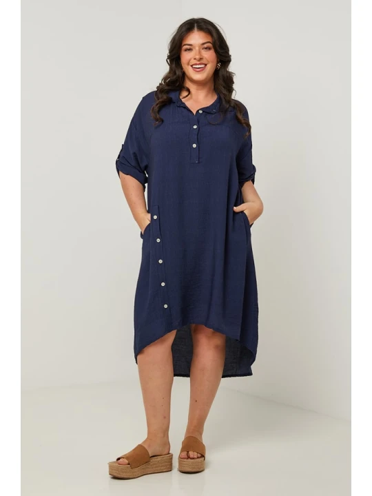 Zdjęcie produktu Curvy Lady Sukienka w kolorze granatowym rozmiar: 40/42