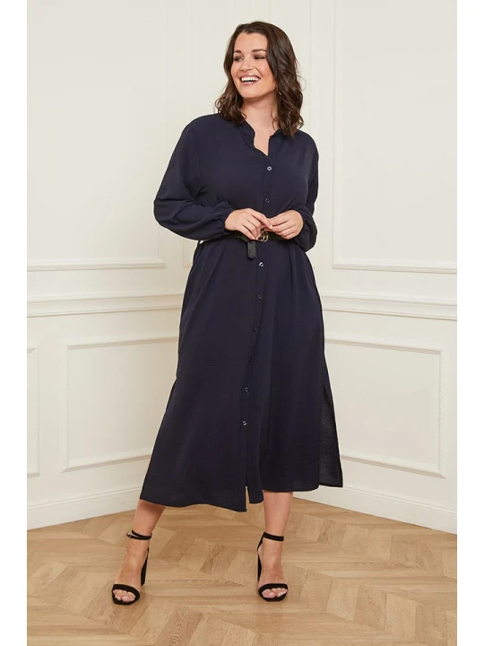 Zdjęcie produktu Curvy Lady Sukienka w kolorze granatowym rozmiar: 40 / 42