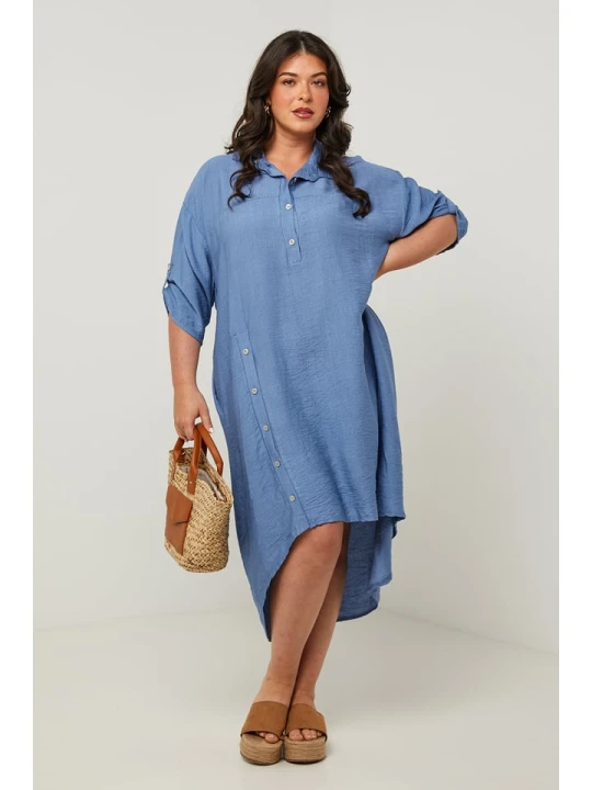 Zdjęcie produktu Curvy Lady Sukienka w kolorze niebieskim rozmiar: 44/46