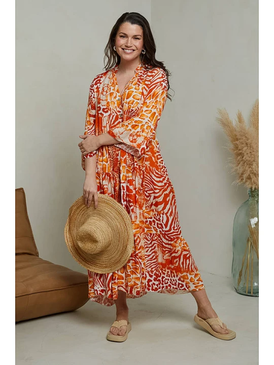 Zdjęcie produktu Curvy Lady Sukienka w kolorze pomarańczowym rozmiar: 40/42