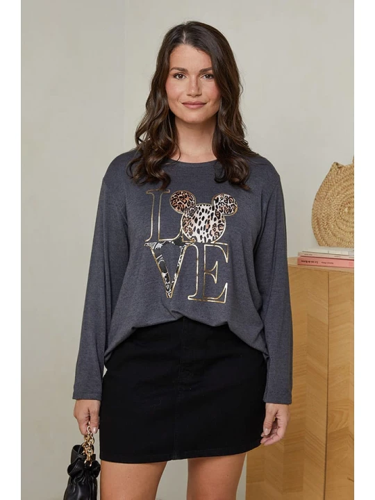 Zdjęcie produktu Curvy Lady Sweter w kolorze antracytowym rozmiar: 40/42