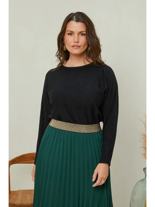 Zdjęcie produktu Curvy Lady Sweter w kolorze czarnym rozmiar: 40/42