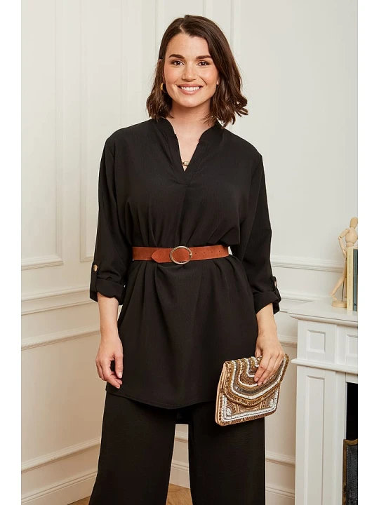 Zdjęcie produktu Curvy Lady Tunika w kolorze czarnym rozmiar: 48/50