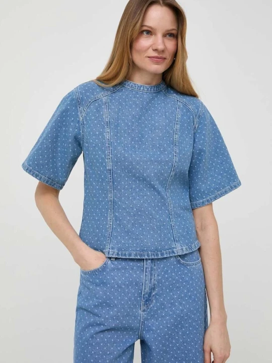 Zdjęcie produktu Custommade bluzka jeansowa Stella niebieski