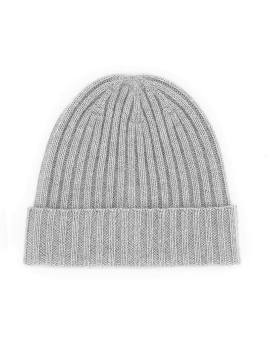 Zdjęcie produktu CXL by Christian Lacroix Kaszmirowa czapka beanie w kolorze szarym rozmiar: onesize