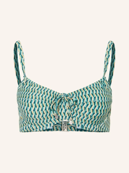 Zdjęcie produktu Cyell Biustonosz Bikini Na Ramiączkach Groovy Graphic gruen beżowy