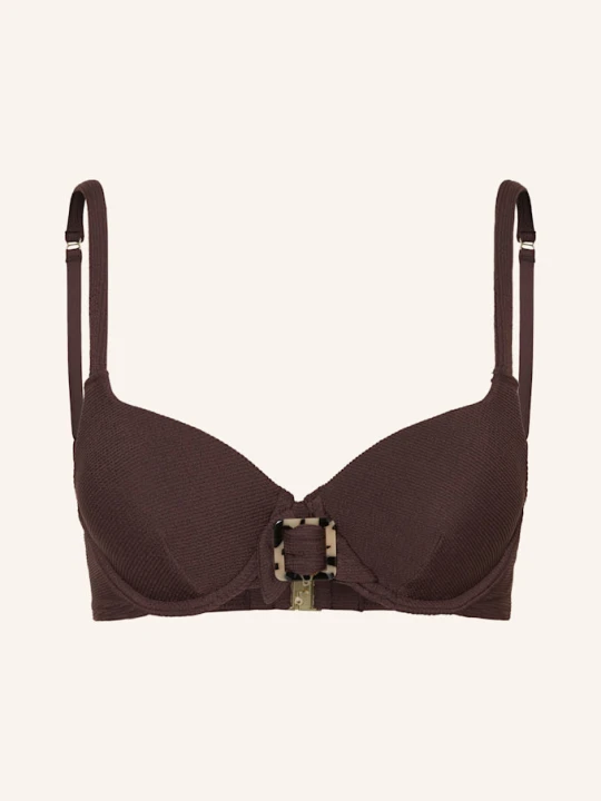 Zdjęcie produktu Cyell Góra Od Bikini Z Fiszbinami Wavy Brown braun CIEMNOCZERWONY
