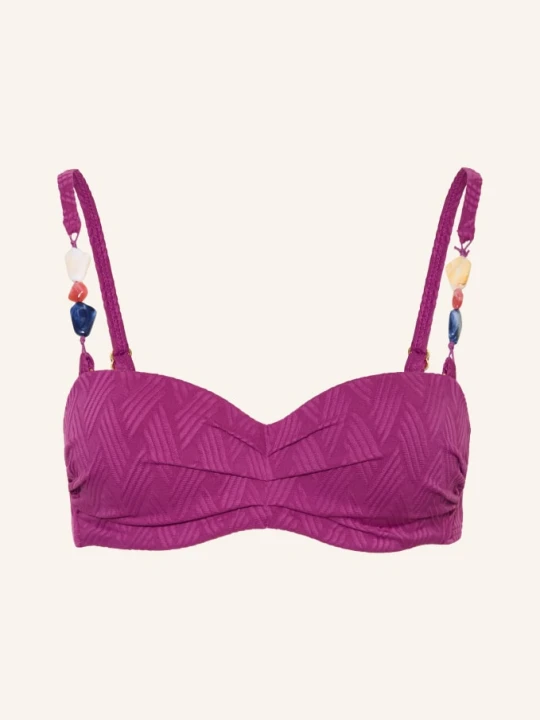 Zdjęcie produktu Cyell Gorset Bikini Texture Voila Z Ozdobnymi Perełkami lila purpurowy
