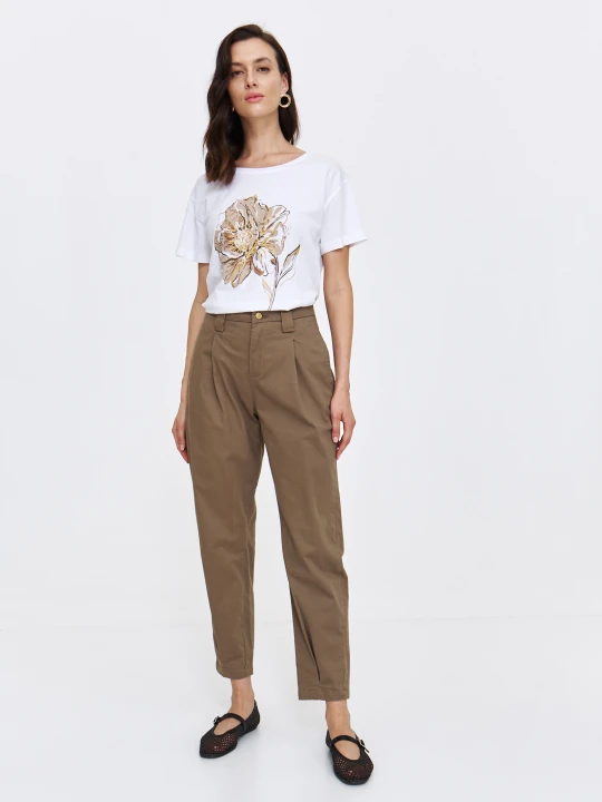Zdjęcie produktu Cygaretki damskie w kolorze khaki TOP SECRET