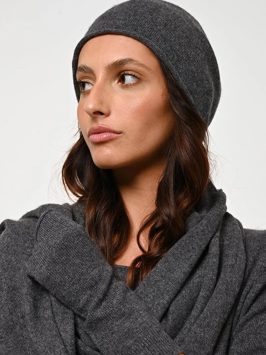 Zdjęcie produktu Czapka AUTHENTIC CASHMERE ciemnoszary