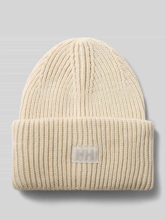 Zdjęcie produktu Czapka beanie w imitacja dzianiny z naszywką z logo Helly Hansen Écru