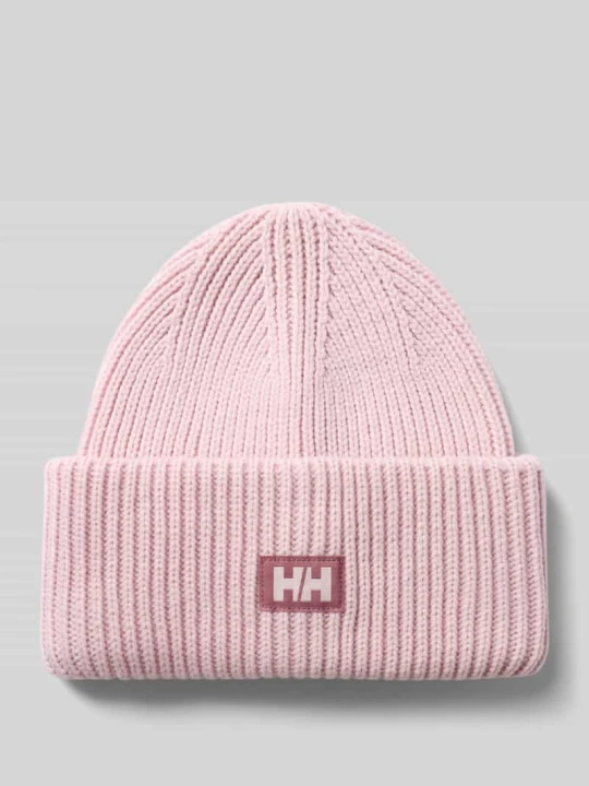 Zdjęcie produktu Czapka beanie w imitacja dzianiny z naszywką z logo Helly Hansen Terakotowy