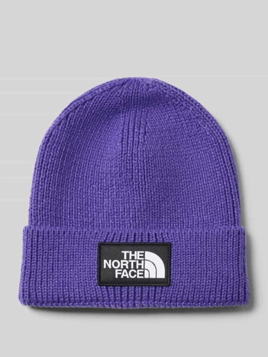 Zdjęcie produktu Czapka beanie w prążkowany wzór The North Face Fioletowy