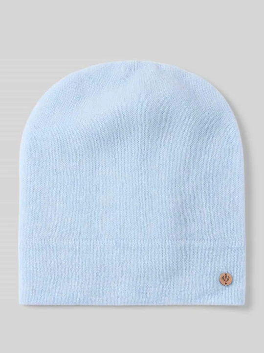 Zdjęcie produktu Czapka beanie z czystego kaszmiru Fraas Jasnoniebieski