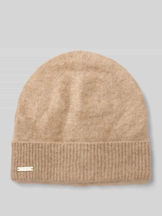 Zdjęcie produktu Czapka beanie z czystego kaszmiru Seeberger Beżowy