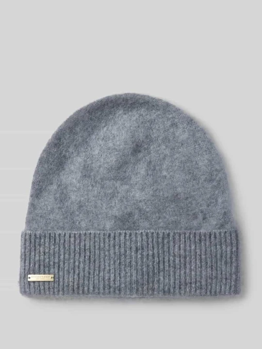 Zdjęcie produktu Czapka beanie z czystego kaszmiru Seeberger Średnioszary