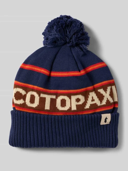 Zdjęcie produktu Czapka beanie z detalami z logo Cotopaxi Granatowy