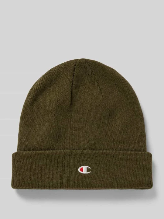 Zdjęcie produktu Czapka beanie z detalem z logo Champion Khaki