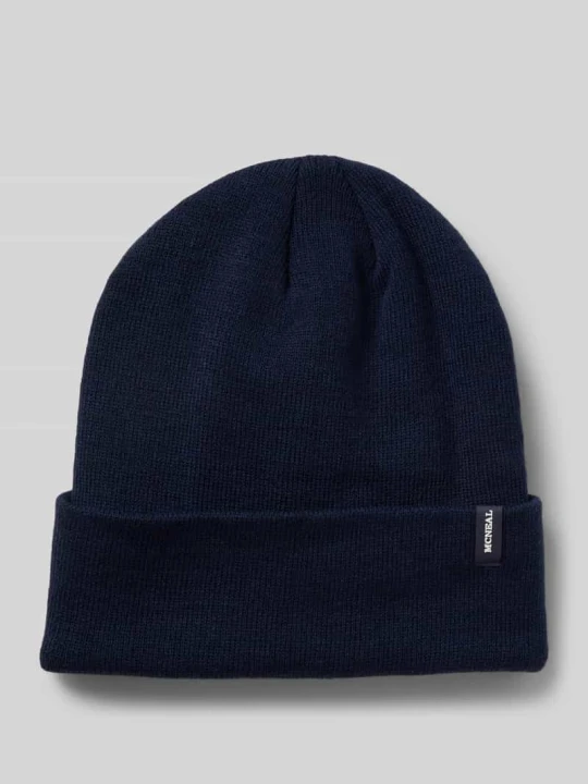 Zdjęcie produktu Czapka beanie z detalem z logo MCNEAL Granatowy