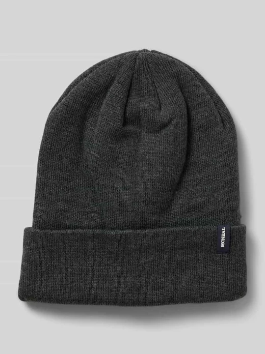 Zdjęcie produktu Czapka beanie z detalem z logo MCNEAL Antracytowy