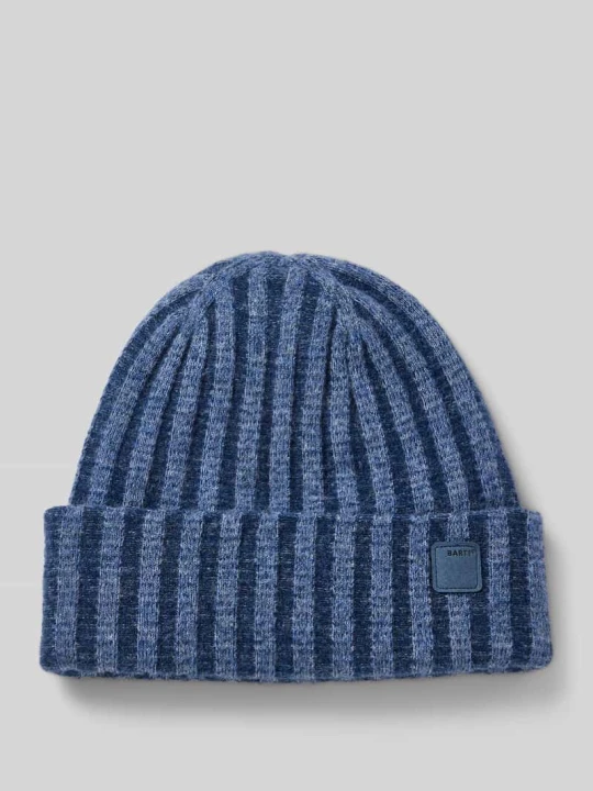 Zdjęcie produktu Czapka beanie z dodatkiem wełny model „Selfoss” Barts Granatowy
