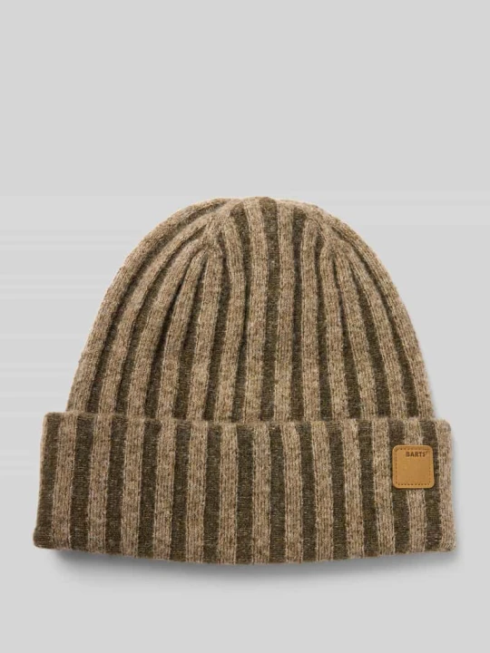 Zdjęcie produktu Czapka beanie z dodatkiem wełny model „Selfoss” Barts Zielony