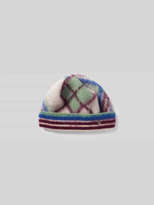 Zdjęcie produktu Czapka beanie z detalem z logo Paco Rabanne Niebieski
