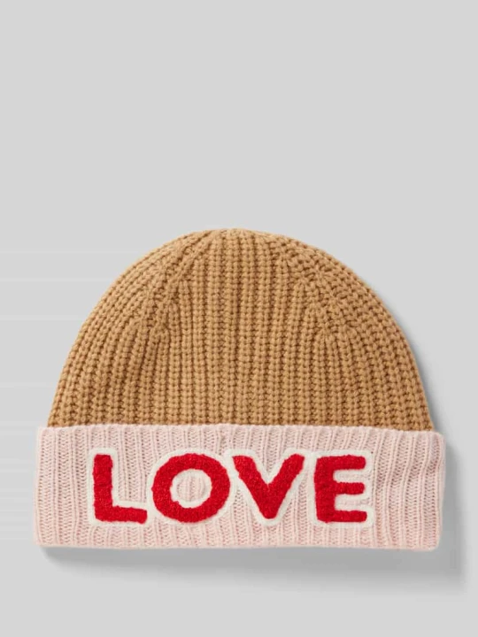 Zdjęcie produktu Czapka beanie z dodatkiem wełny Codello Różowy