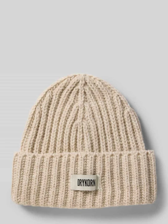 Zdjęcie produktu Czapka beanie z dodatkiem wełny z alpaki model ‘EANI’ Drykorn Beżowy