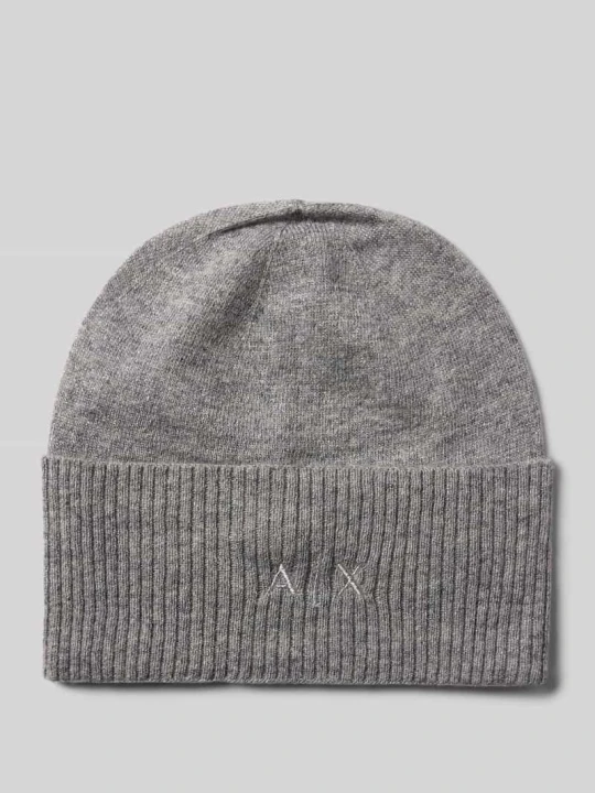 Zdjęcie produktu Czapka beanie z domieszką kaszmiru Armani Exchange Jasnoszary