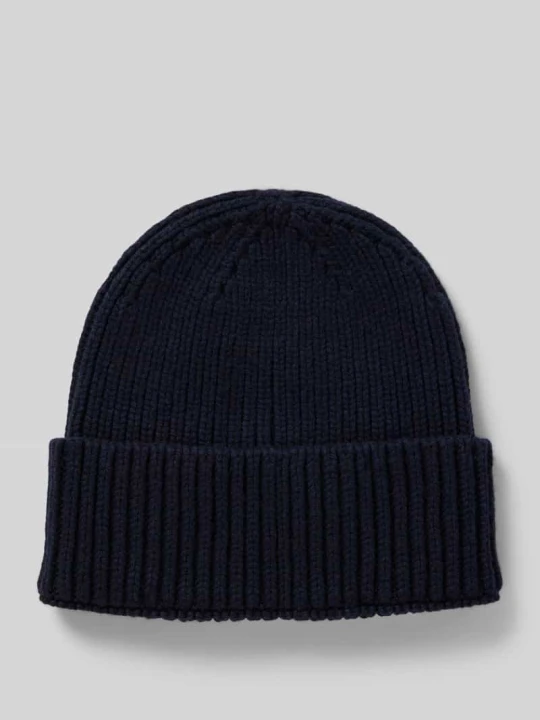 Zdjęcie produktu Czapka beanie z domieszką kaszmiru UNIO HAMBURG Granatowy