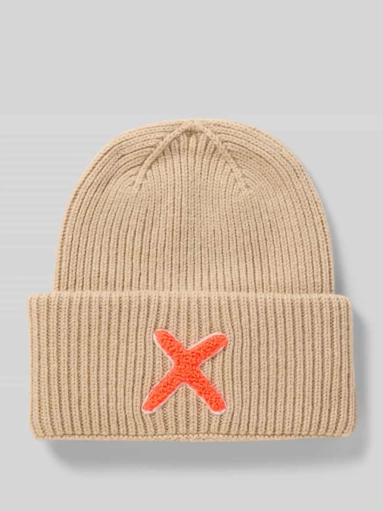 Zdjęcie produktu Czapka beanie z domieszką kaszmiru UNIO HAMBURG Beżowy