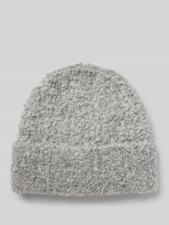 Zdjęcie produktu Czapka beanie z dzianiny bouclé Tom Tailor Średnioszary