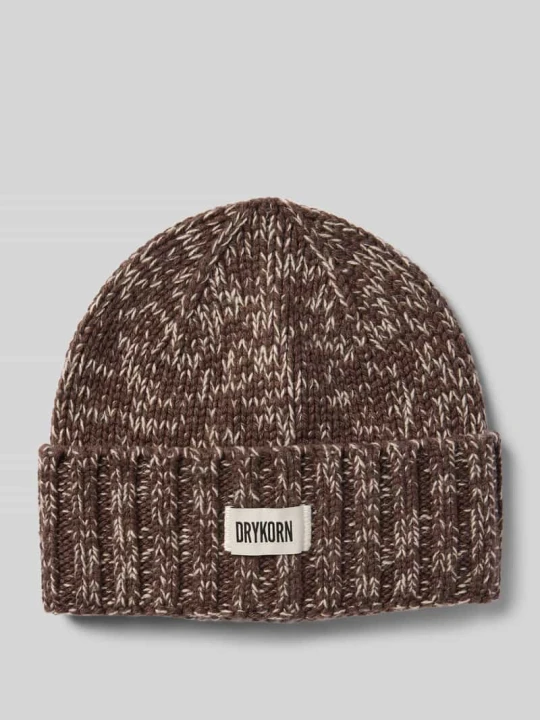 Zdjęcie produktu Czapka beanie z mieszanki wełny model ‘LOAH’ Drykorn Jasnobrązowy