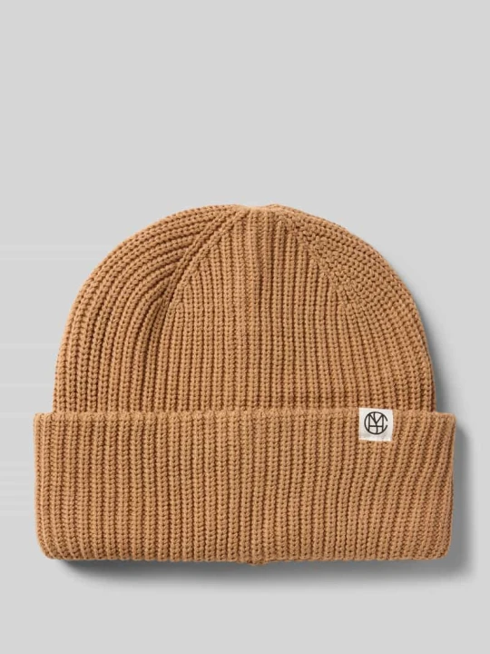 Zdjęcie produktu Czapka beanie z mieszanki wiskozy model ‘GALINE RACHELLE’ MSCH Copenhagen Camel